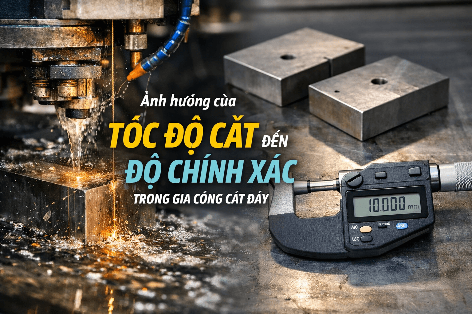 tốc độ cắt và độ chính xác