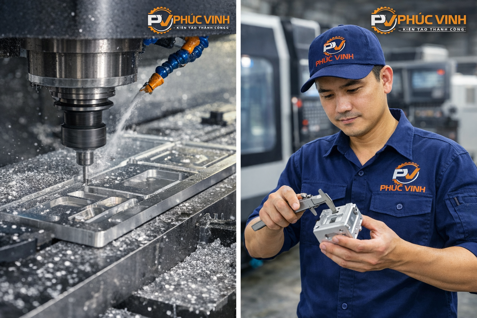 Gia công CNC tại xương Phúc Vinh 