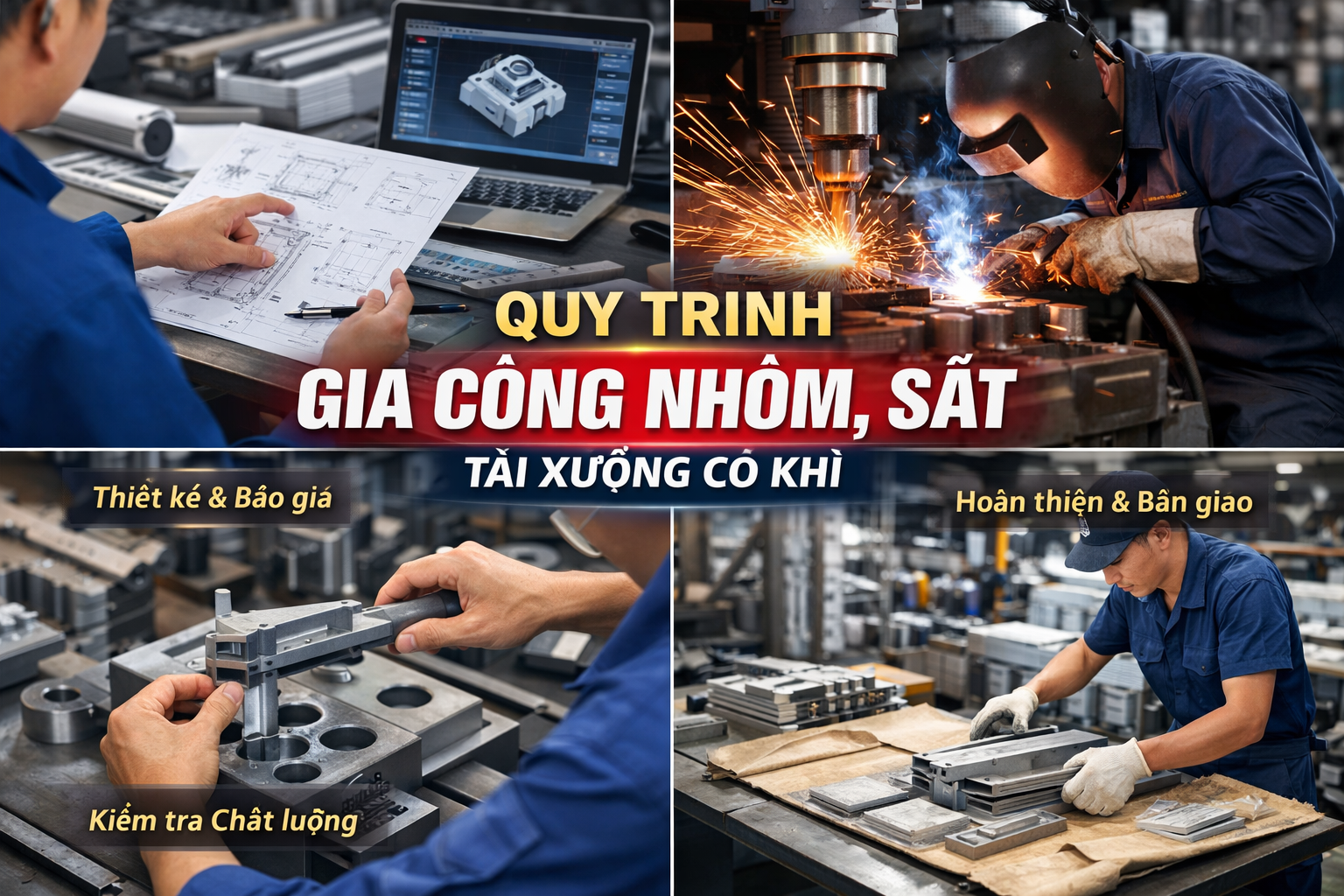 quy trình tại xưởng Phúc Vinh